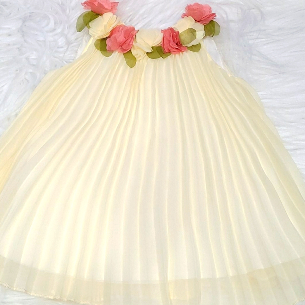 Babygirl yellow dress-3-6mths